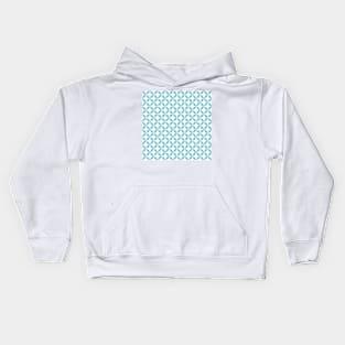 Retro Circles and Diamonds w2 Kids Hoodie